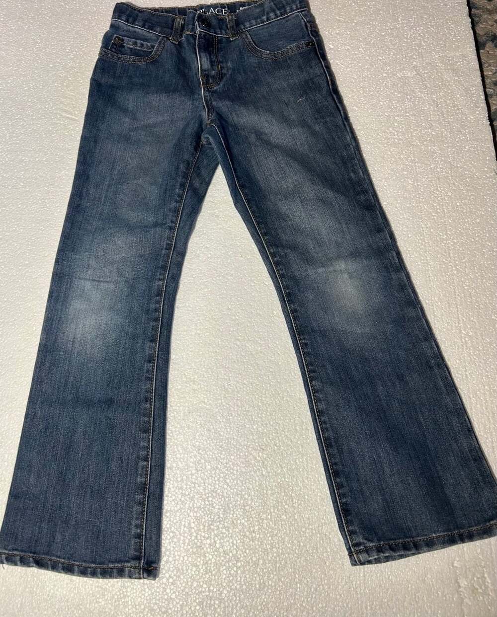The Children's Place Youth Girl's Size 7 Jeans Adjustable Waist Boot Cut